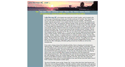 Desktop Screenshot of lakenormannc.com